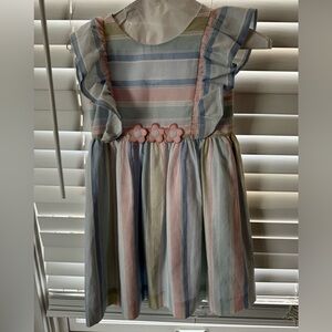 Florence Eiseman Ruffle sleeve dress Sz 6